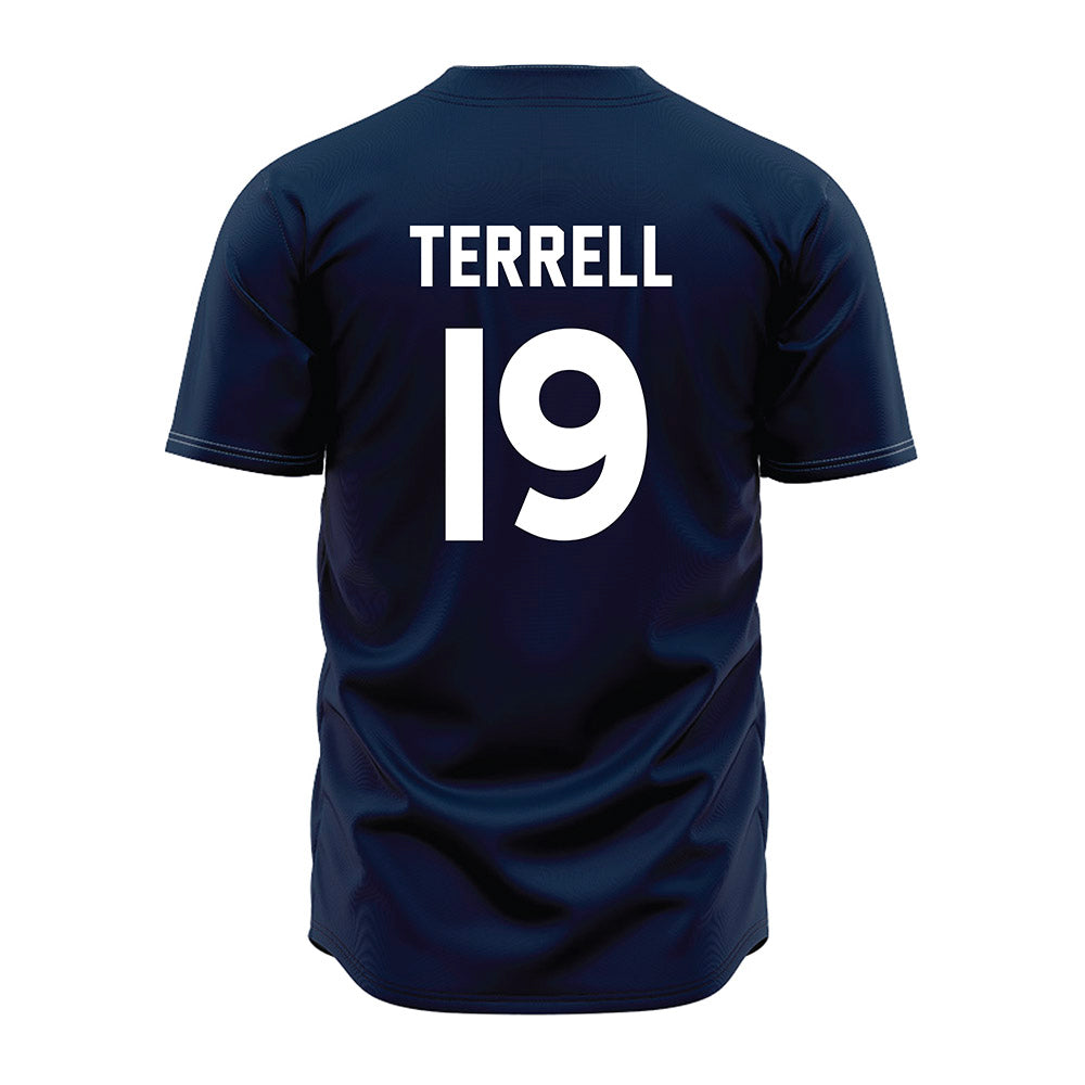 Auburn - NCAA Baseball : Bub Terrell - Navy Jersey-1