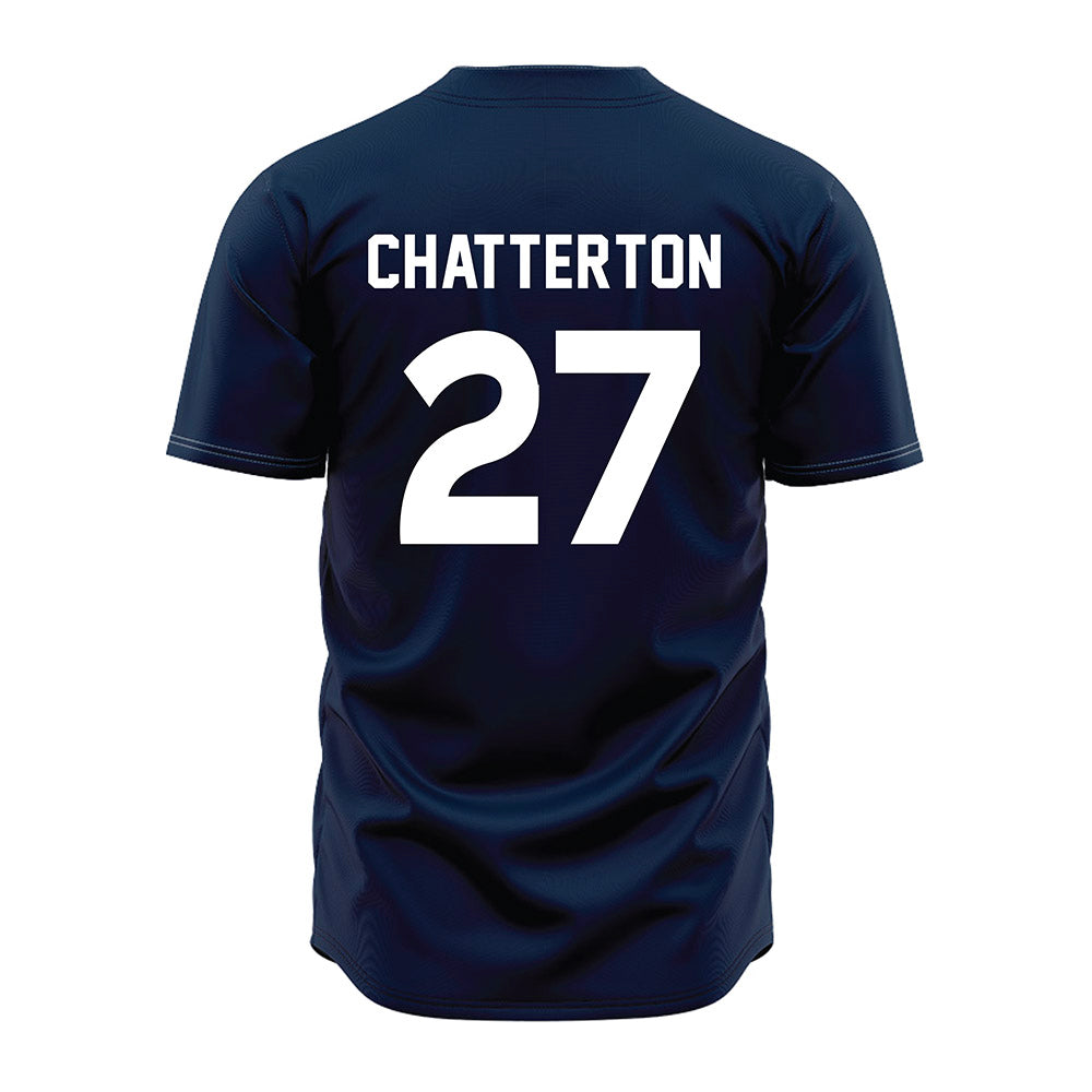 Auburn - NCAA Baseball : Christian Chatterton - Navy Jersey-1
