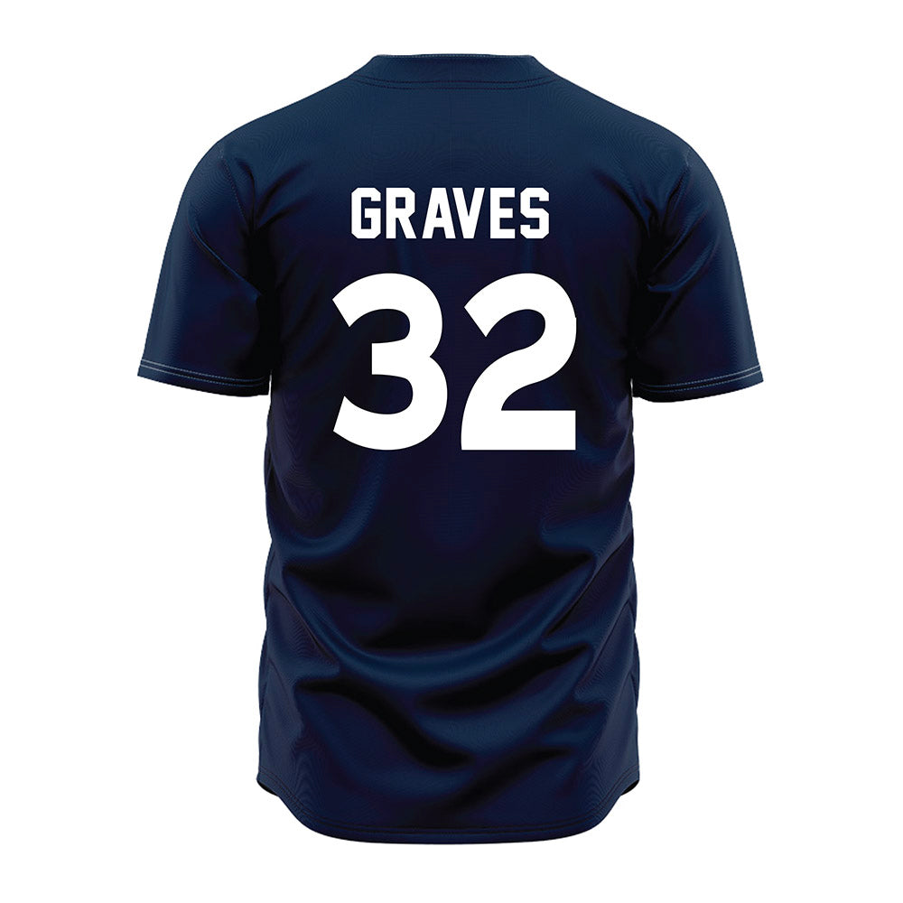 Auburn - NCAA Baseball : Griffin Graves - Navy Jersey