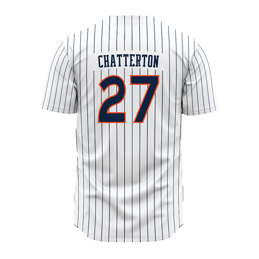 Auburn - NCAA Baseball : Christian Chatterton - Pinstripe Jersey-1