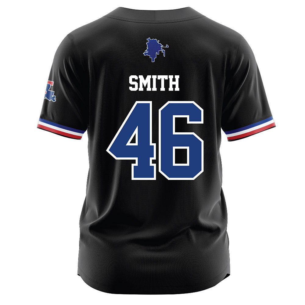 LA Tech - NCAA Baseball : Luke Smith - Baseball Jersey Black