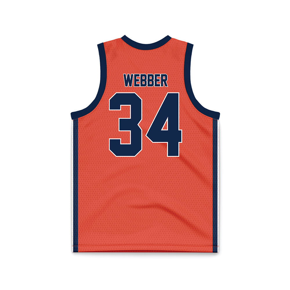 Illinois - NCAA Women's Basketball : Maddie Webber - Orange Basketball Jersey-1
