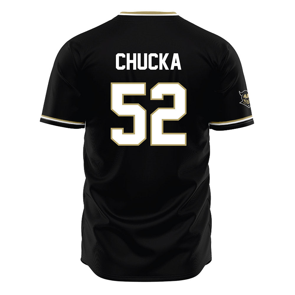 Central Florida - NCAA Baseball : Stephen Chucka - Black Jersey-1