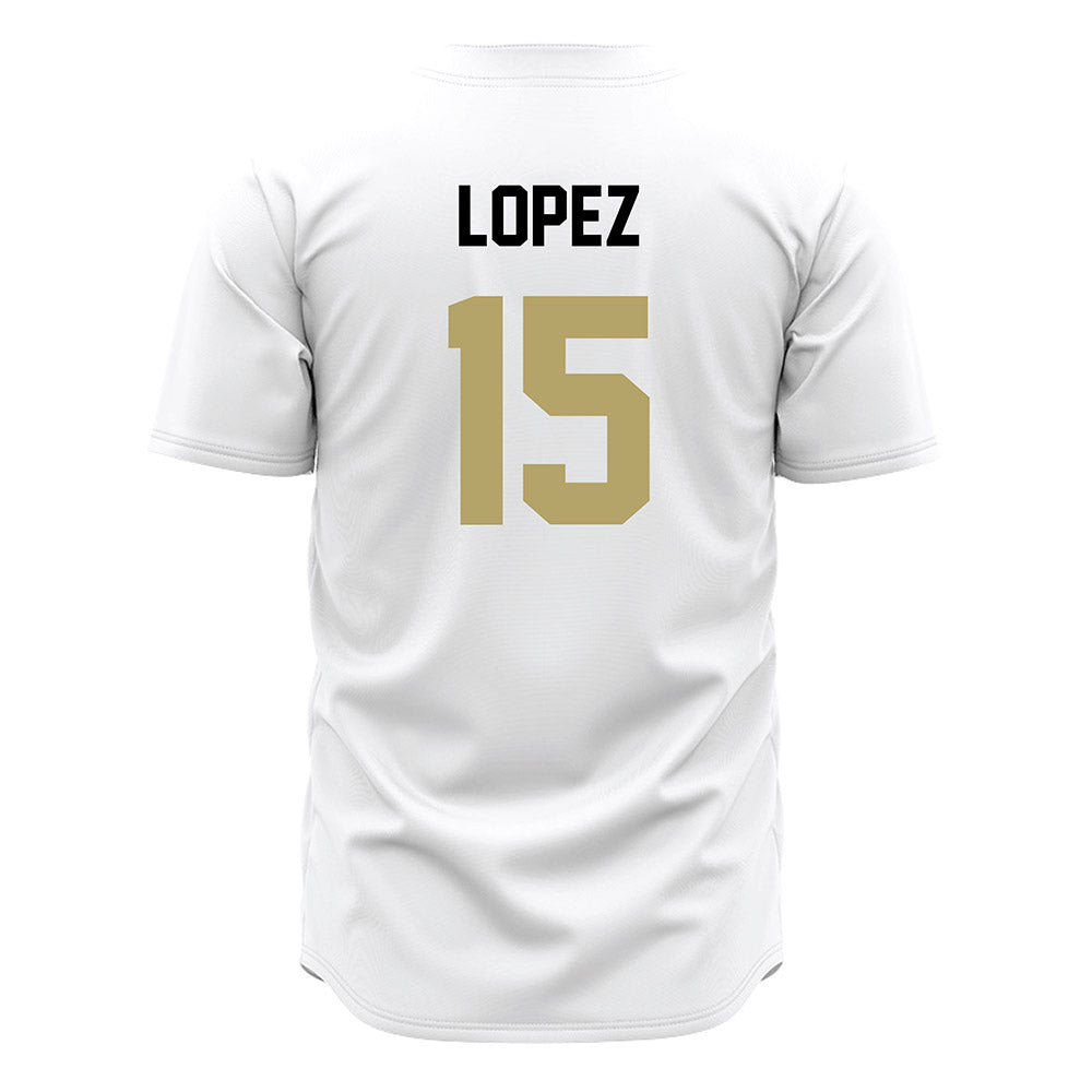 Central Florida - NCAA Softball : Yessenia Lopez - White Jersey-1