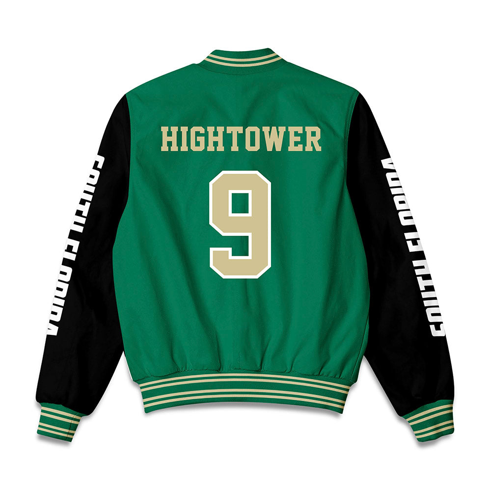 USF - NCAA Men's Basketball : Gavin Hightower - Bomber Jacket-1