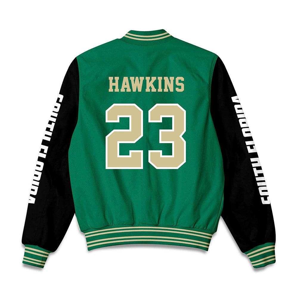 USF - NCAA Football : Cedrick Hawkins - Bomber Jacket-1