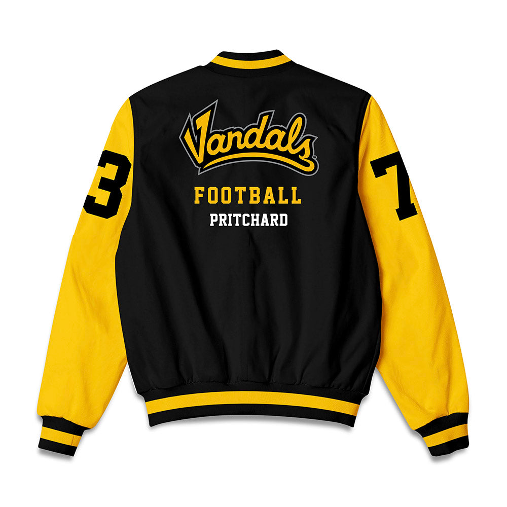 Idaho - NCAA Football : Nathan Pritchard - Bomber Jacket-1