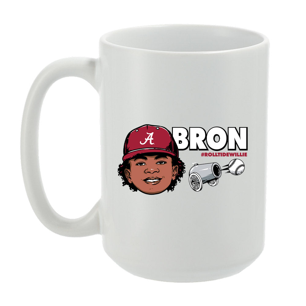 Alabama - NCAA Baseball : Justin Lebron x Roll Tide Willie - Mug Individual Caricature