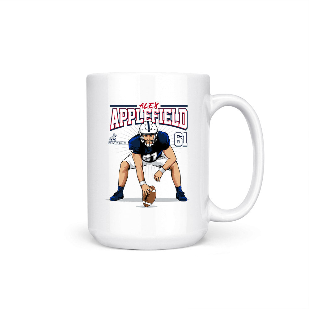 Samford - NCAA Football : Alex Applefield - Caricature Coffee Mug-0