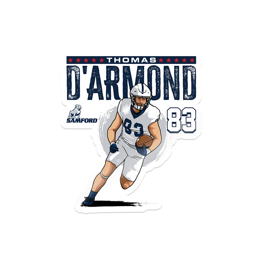 Samford - NCAA Football : Thomas D'Armond - Sticker-0