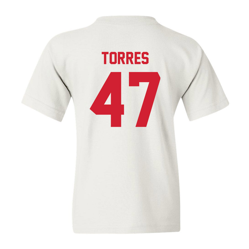 Louisiana - NCAA Baseball : Jose Torres - Vintage Youth T-Shirt Classic Shersey