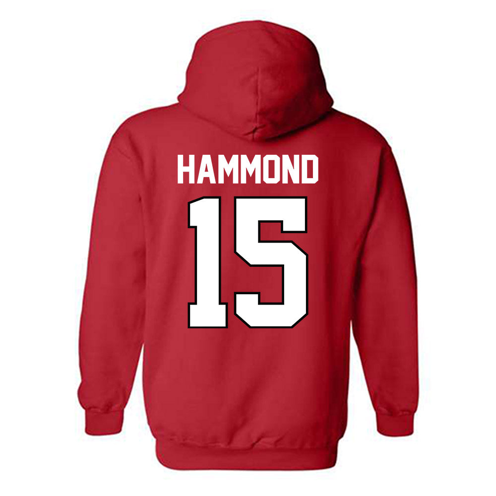 Texas Tech - NCAA Football : William Hammond - Classic Shersey Hooded Sweatshirt