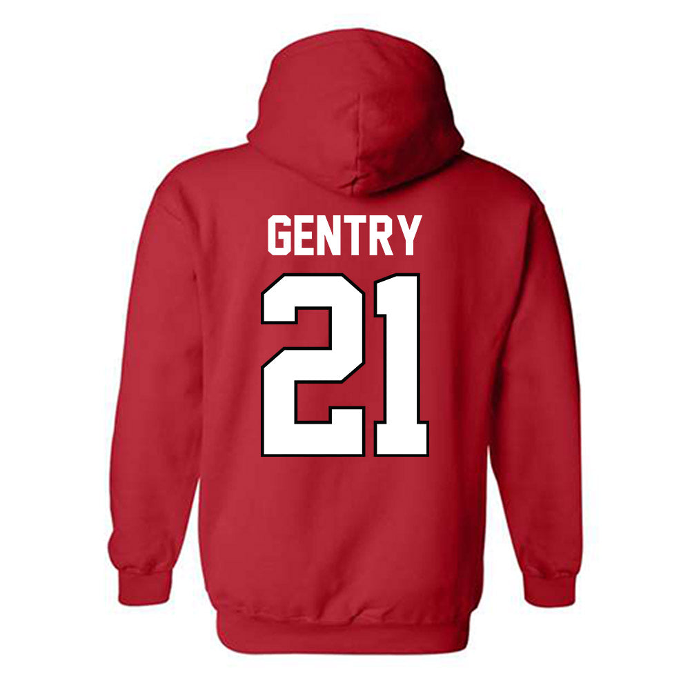 Texas Tech - NCAA Football : Tristian Gentry - Classic Shersey Hooded Sweatshirt-1
