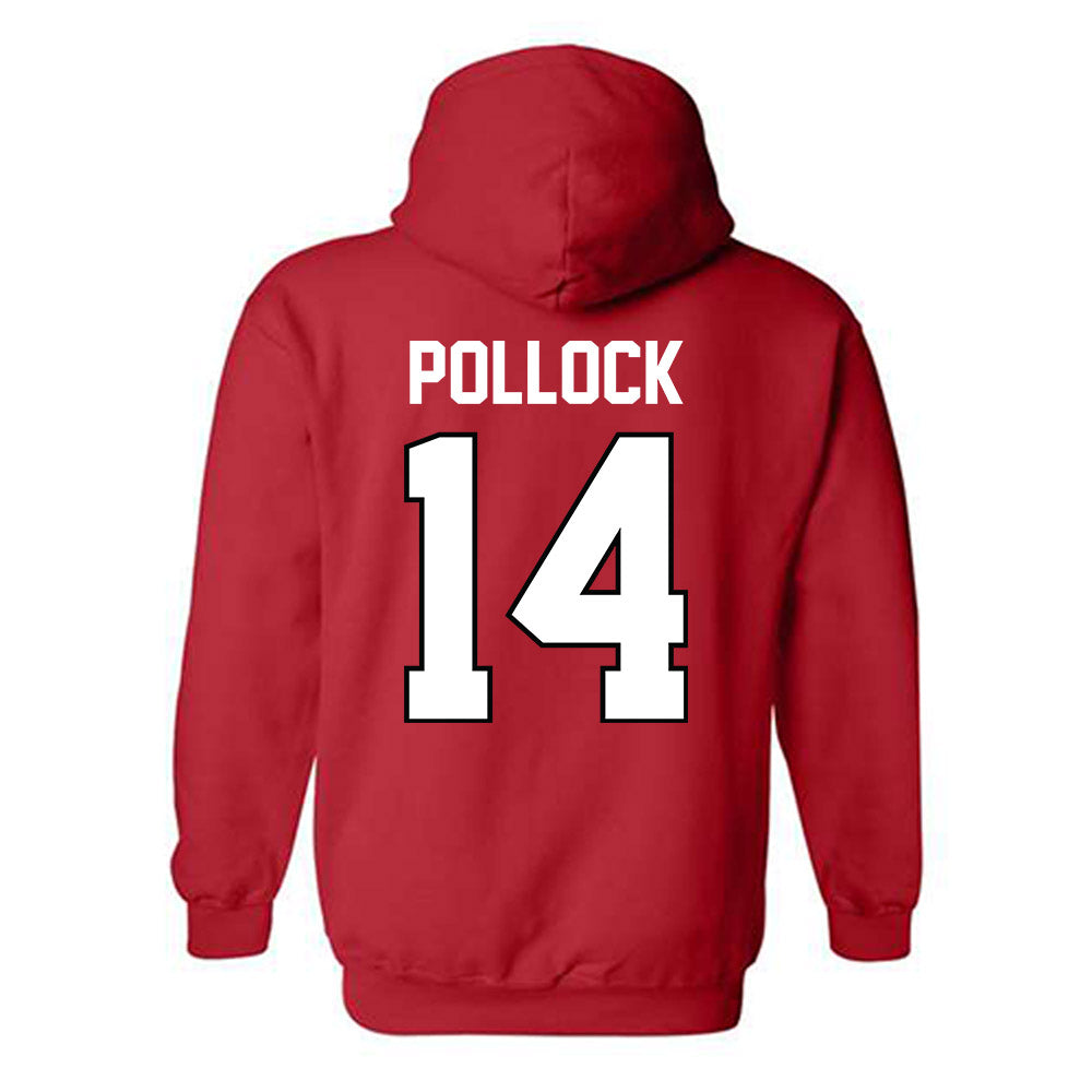 Texas Tech - NCAA Football : Brice Pollock - Classic Shersey Hooded Sweatshirt-1