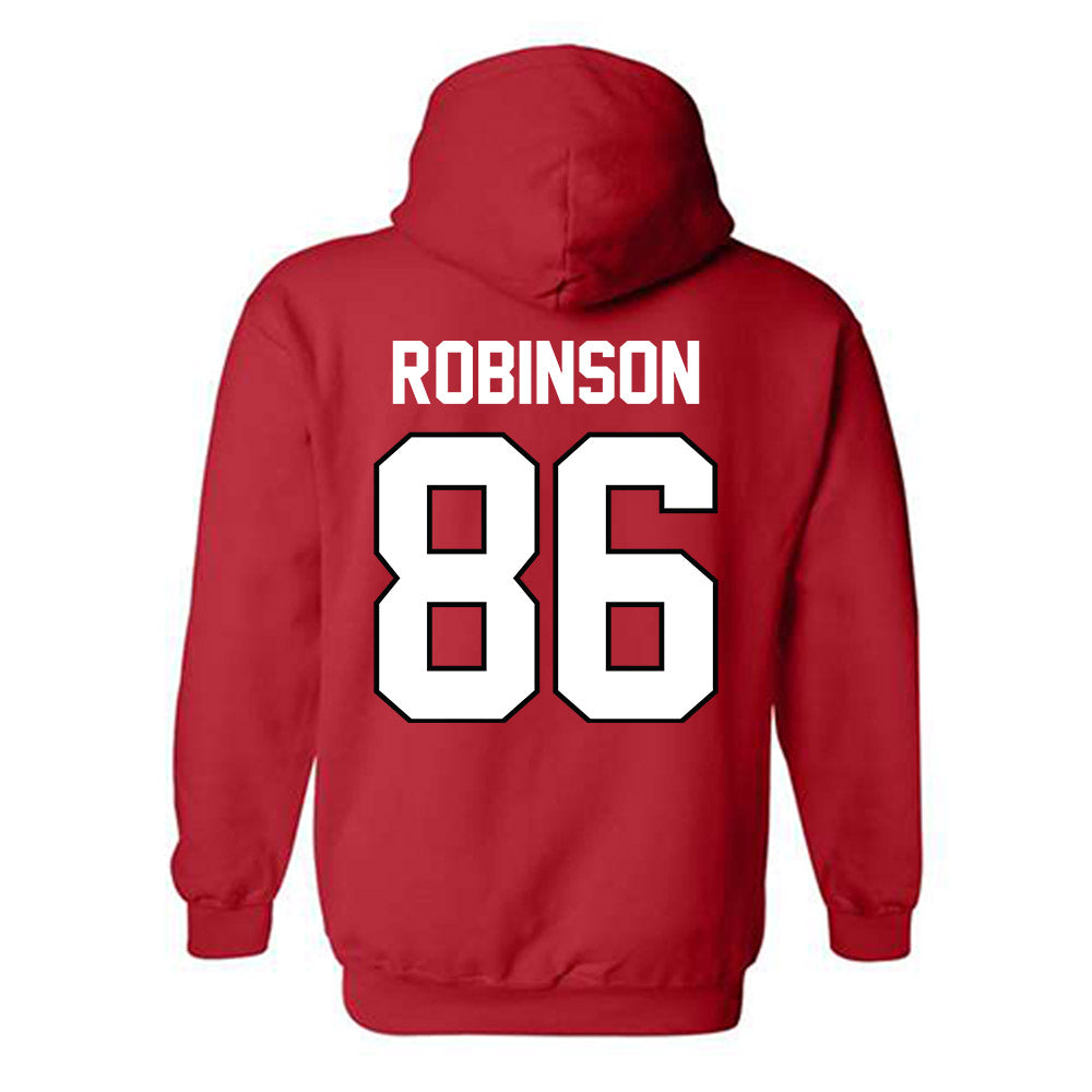 Texas Tech - NCAA Football : Sean Robinson - Classic Shersey Hooded Sweatshirt-1