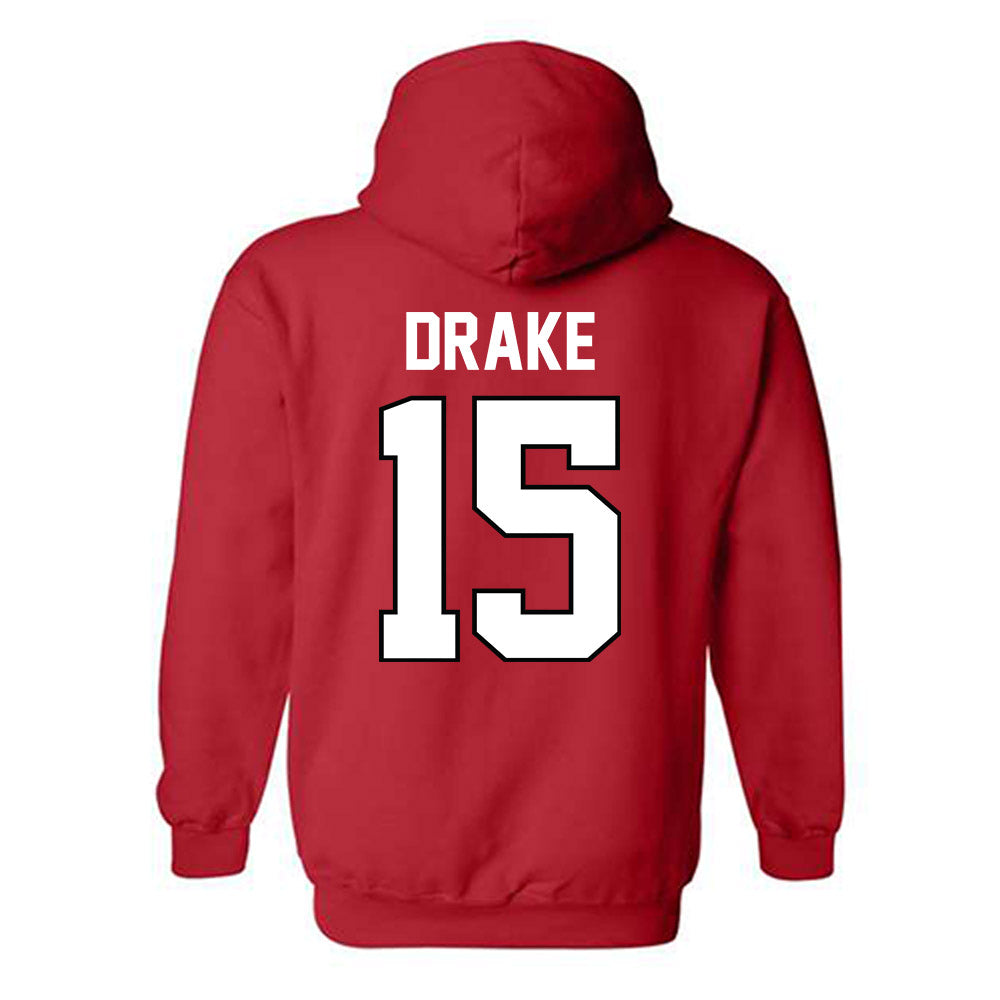 Texas Tech - NCAA Baseball : JT Drake - Classic Shersey Hooded Sweatshirt-1