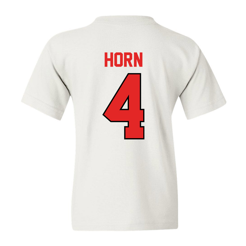 Texas Tech - NCAA Football : Maurion Horn - Classic Shersey Youth T-Shirt