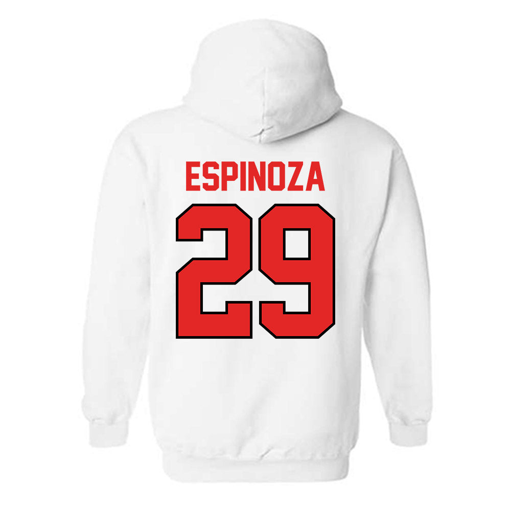 Texas Tech - NCAA Baseball : Jorden Espinoza - Classic Shersey Hooded Sweatshirt-1