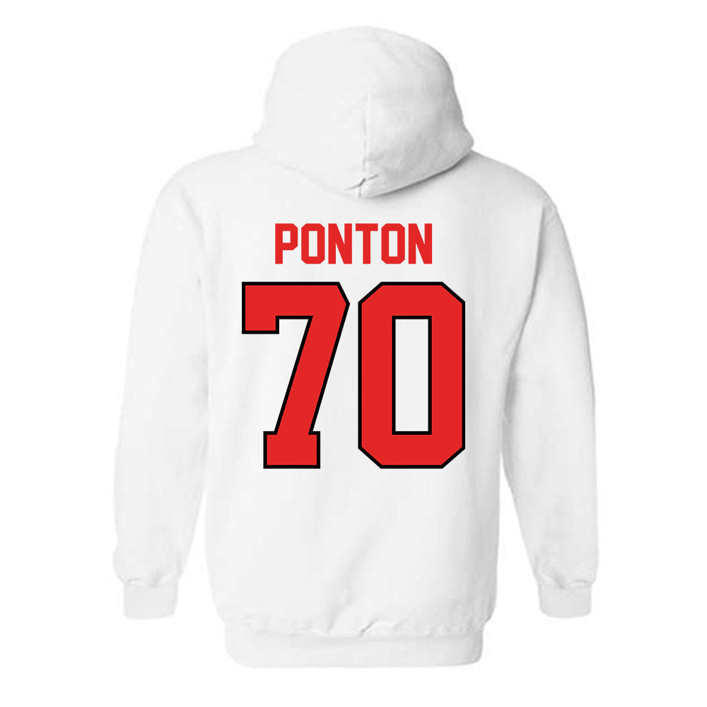 Texas Tech - NCAA Football : Jacob Ponton - Classic Shersey Hooded Sweatshirt