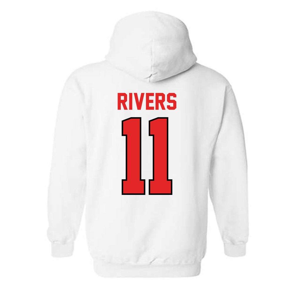 Texas Tech - NCAA Baseball : Davis Rivers - Classic Shersey Hooded Sweatshirt-1