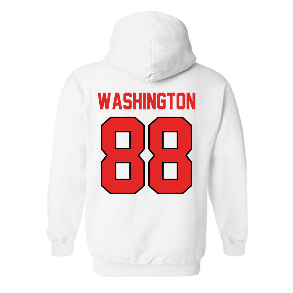 Texas Tech - NCAA Football : Amier Washington - Classic Shersey Hooded Sweatshirt-1