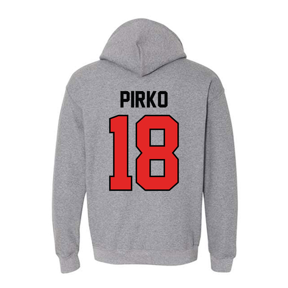 Texas Tech - NCAA Baseball : lukas pirko - Classic Shersey Hooded Sweatshirt-1