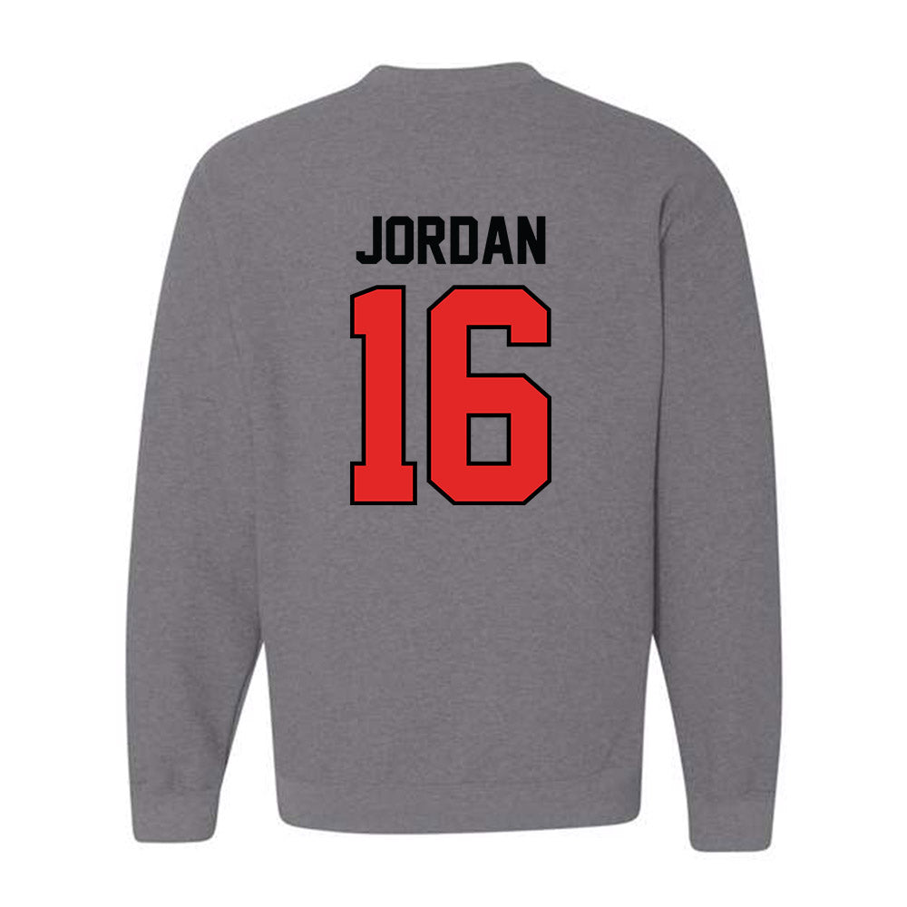 Texas Tech - NCAA Baseball : Will Jordan - Classic Shersey Crewneck Sweatshirt-1