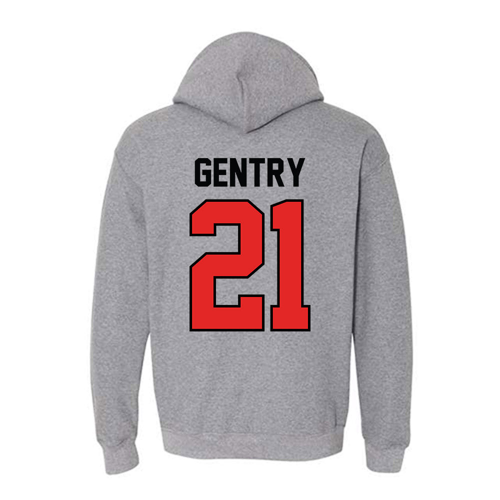 Texas Tech - NCAA Football : Tristian Gentry - Classic Shersey Hooded Sweatshirt-1