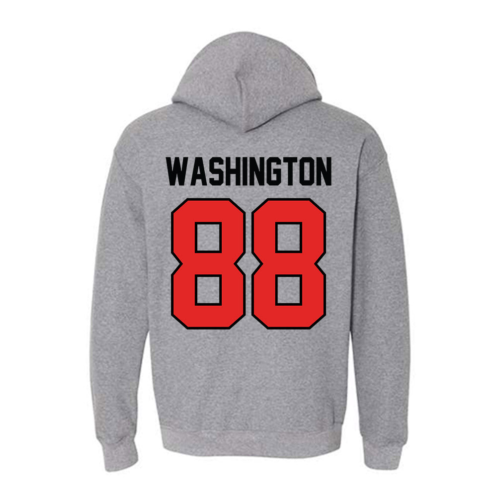 Texas Tech - NCAA Football : Amier Washington - Classic Shersey Hooded Sweatshirt-1