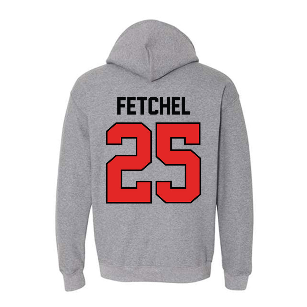 Texas Tech - NCAA Baseball : Zach Fetchel - Classic Shersey Hooded Sweatshirt-1
