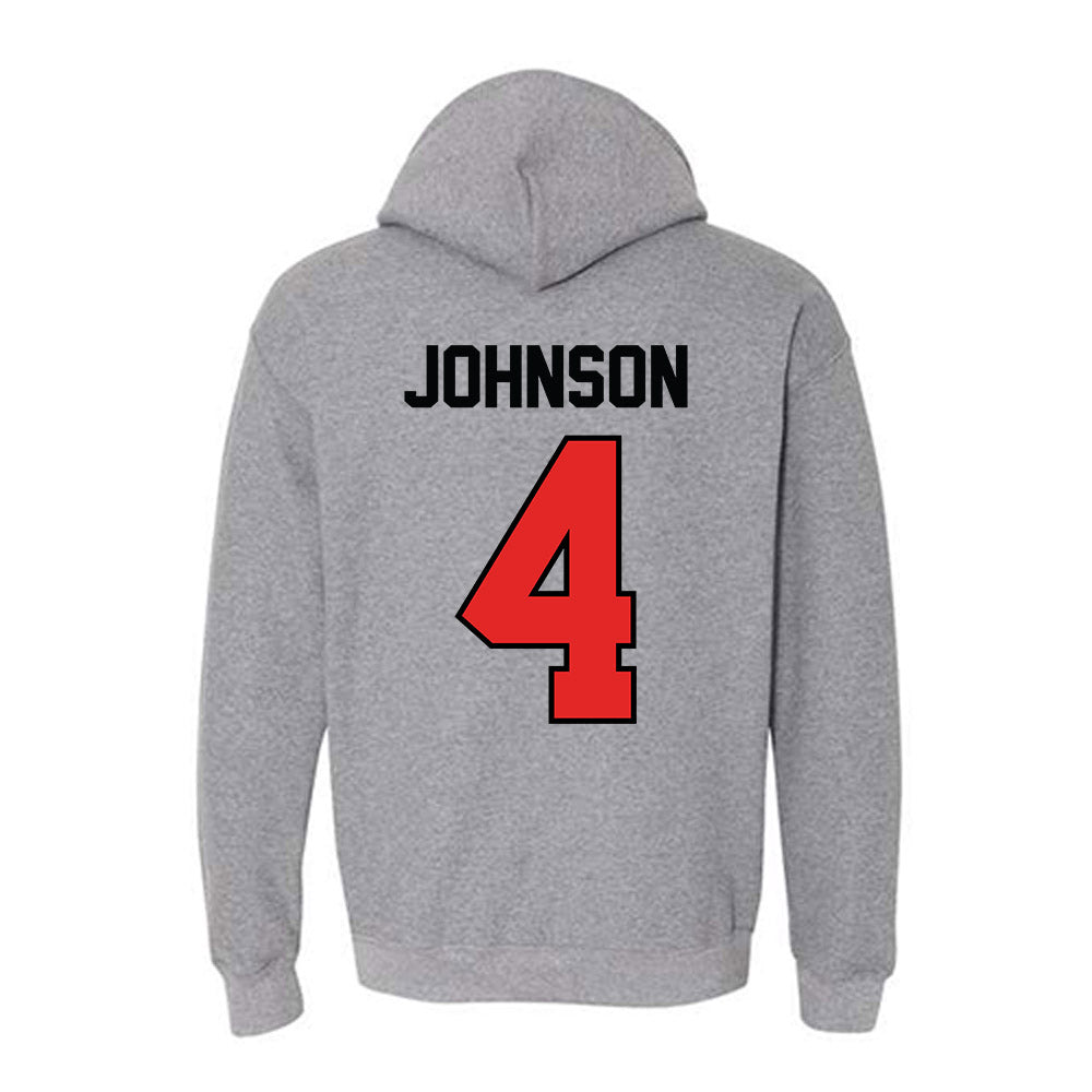Texas Tech - NCAA Baseball : Kendyl Johnson - Classic Shersey Hooded Sweatshirt-1
