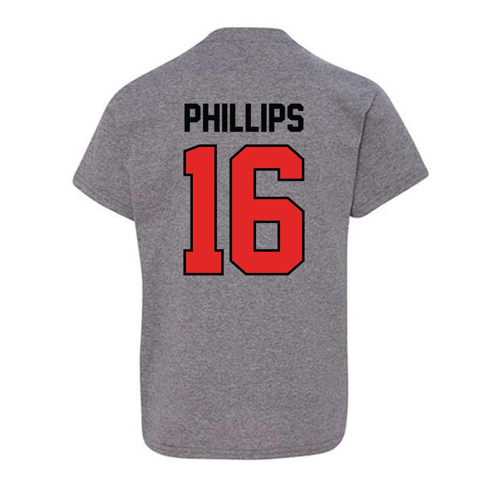 Texas Tech - NCAA Football : Holden Phillips - Classic Shersey Youth T-Shirt-1