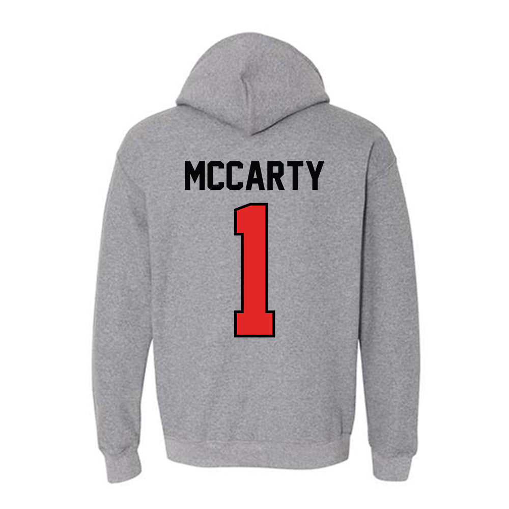 Texas Tech - NCAA Football : AJ McCarty - Classic Shersey Hooded Sweatshirt-1