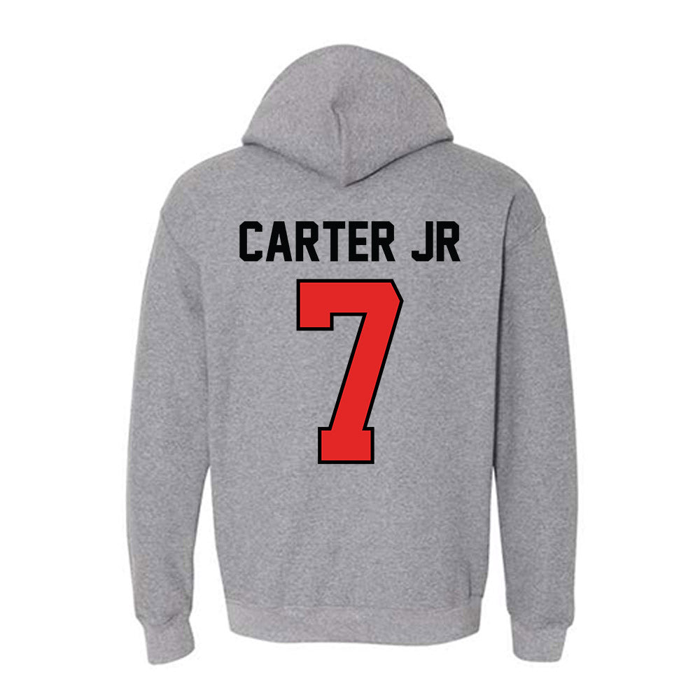 Texas Tech - NCAA Football : Terrance Carter Jr - Classic Shersey Hooded Sweatshirt-1
