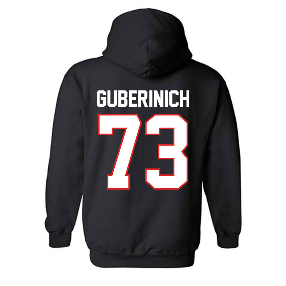 Texas Tech - NCAA Football : Danilo Guberinich - Classic Shersey Hooded Sweatshirt-1