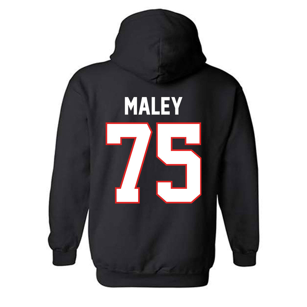 Texas Tech - NCAA Football : Garin Maley - Classic Shersey Hooded Sweatshirt-1