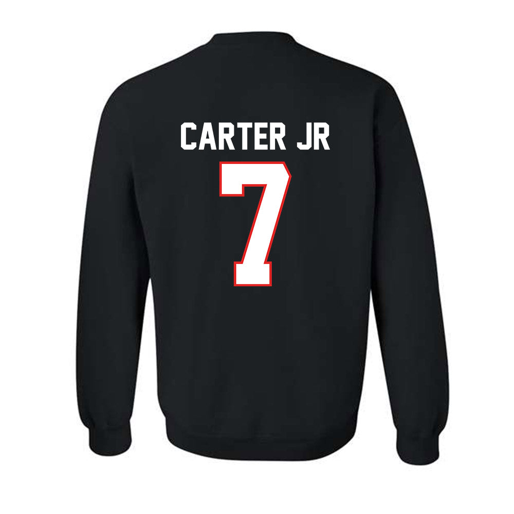 Texas Tech - NCAA Football : Terrance Carter Jr - Classic Shersey Crewneck Sweatshirt-1