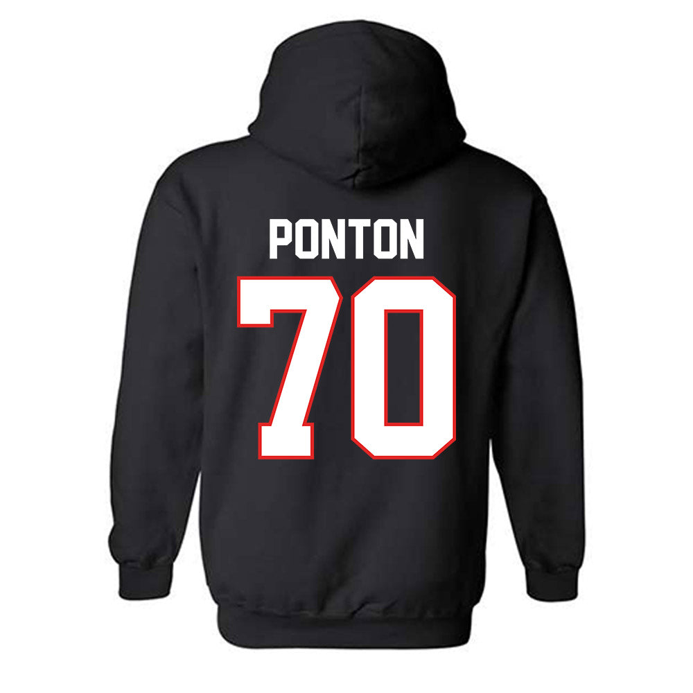 Texas Tech - NCAA Football : Jacob Ponton - Classic Shersey Hooded Sweatshirt