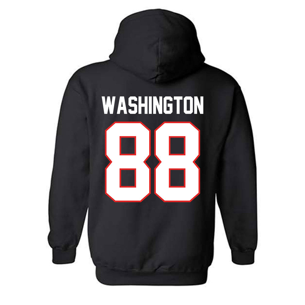 Texas Tech - NCAA Football : Amier Washington - Classic Shersey Hooded Sweatshirt-1