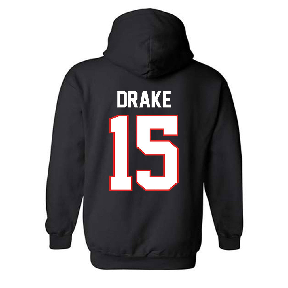 Texas Tech - NCAA Baseball : JT Drake - Classic Shersey Hooded Sweatshirt-1