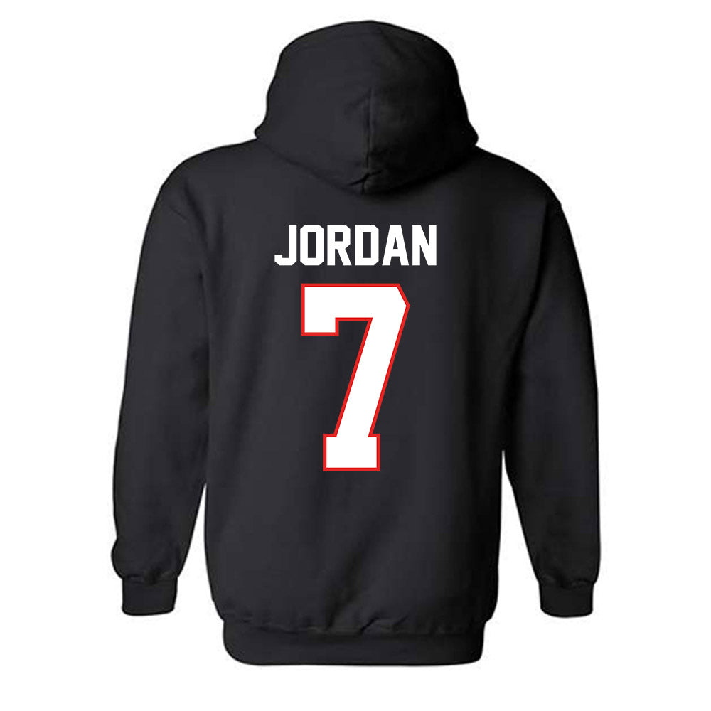 Texas Tech - NCAA Football : Brenden Jordan - Classic Shersey Hooded Sweatshirt