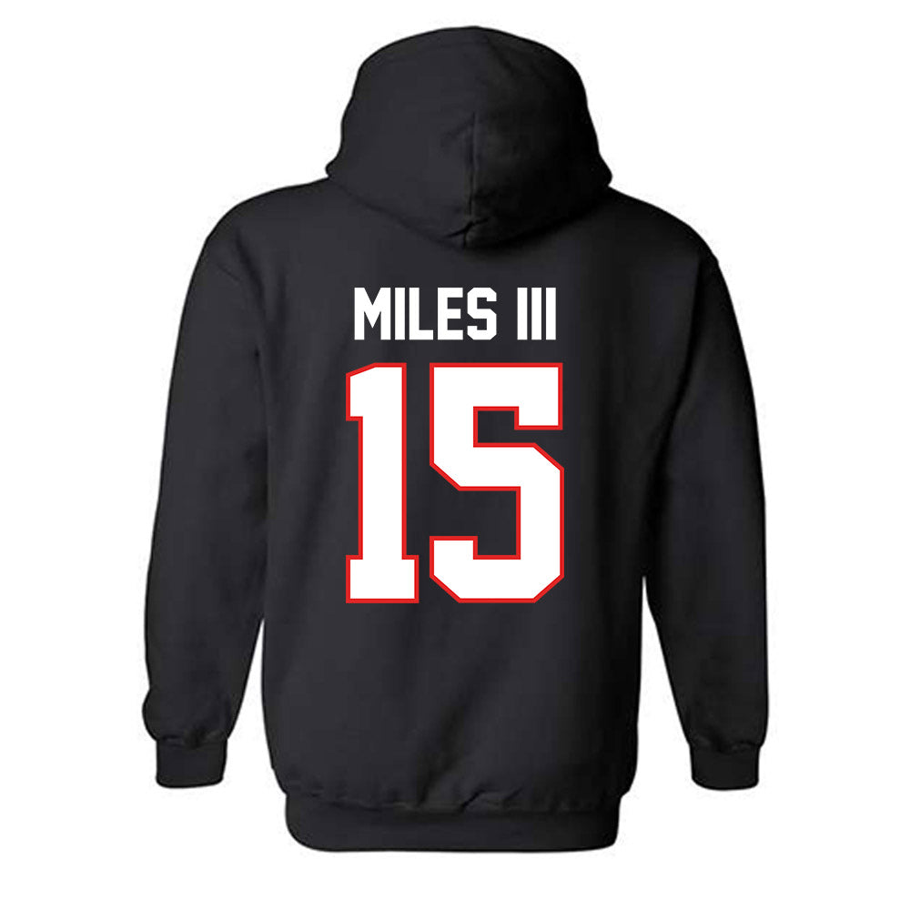 Texas Tech - NCAA Football : Oliver Miles III - Classic Shersey Hooded Sweatshirt-1