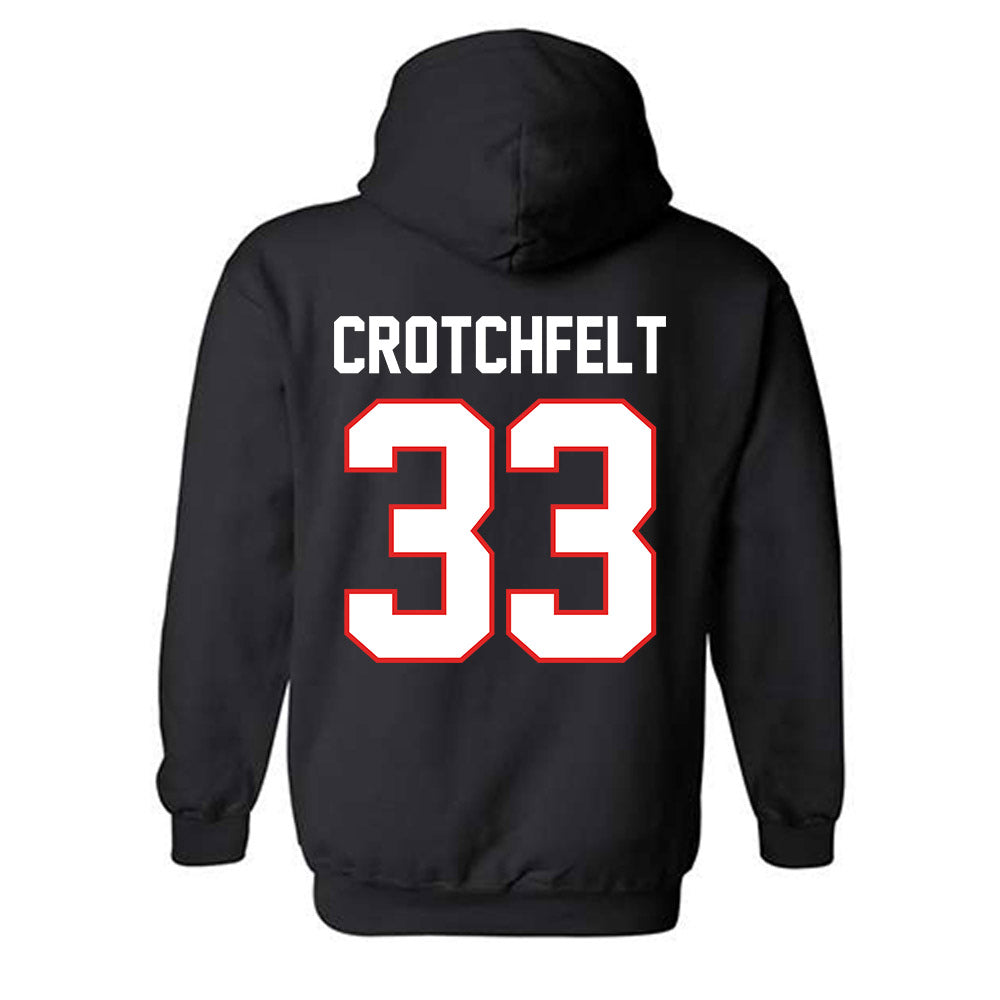 Texas Tech - NCAA Baseball : Zach Crotchfelt - Classic Shersey Hooded Sweatshirt-1