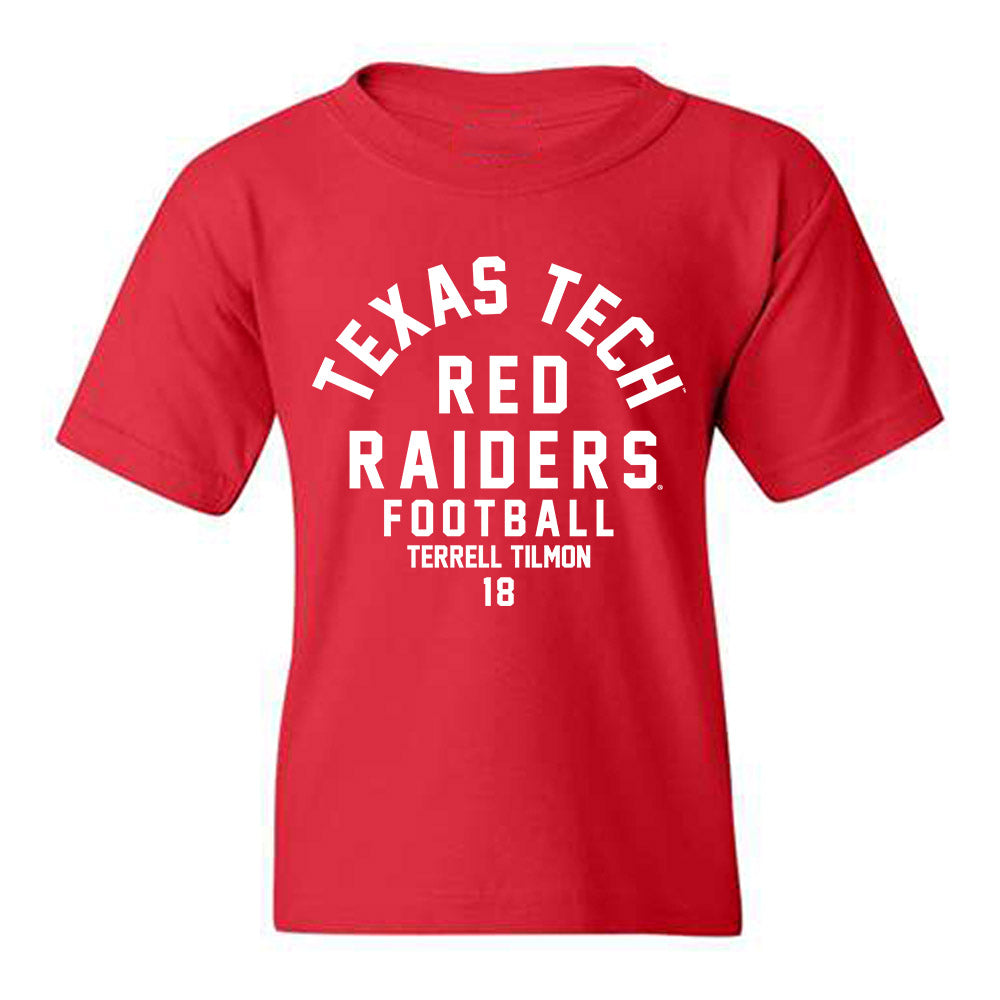 Texas Tech - NCAA Football : Terrell Tilmon - Classic Fashion Shersey Youth T-Shirt-0