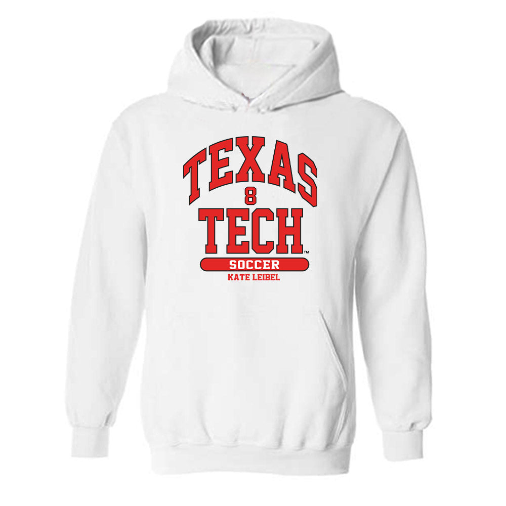 Texas Tech - NCAA Women's Soccer : Kate Leibel - Classic Fashion Shersey Hooded Sweatshirt-0
