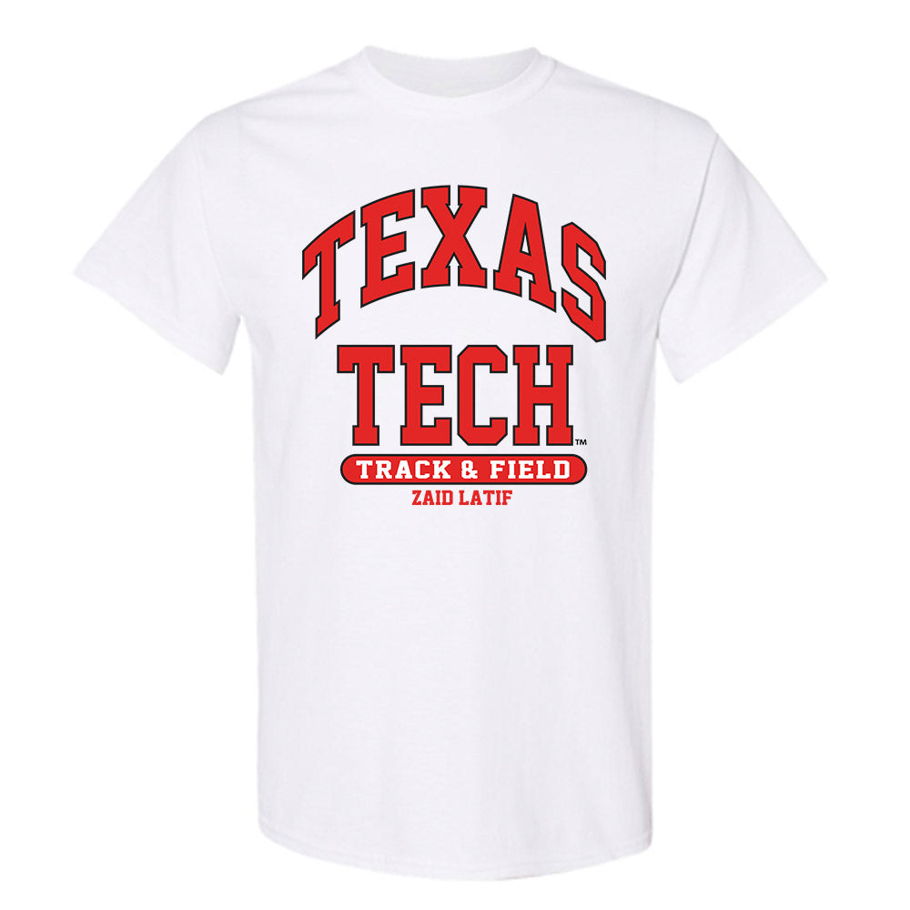 Texas Tech - NCAA Men's Track & Field : Zaid Latif - Classic Fashion Shersey T-Shirt-0