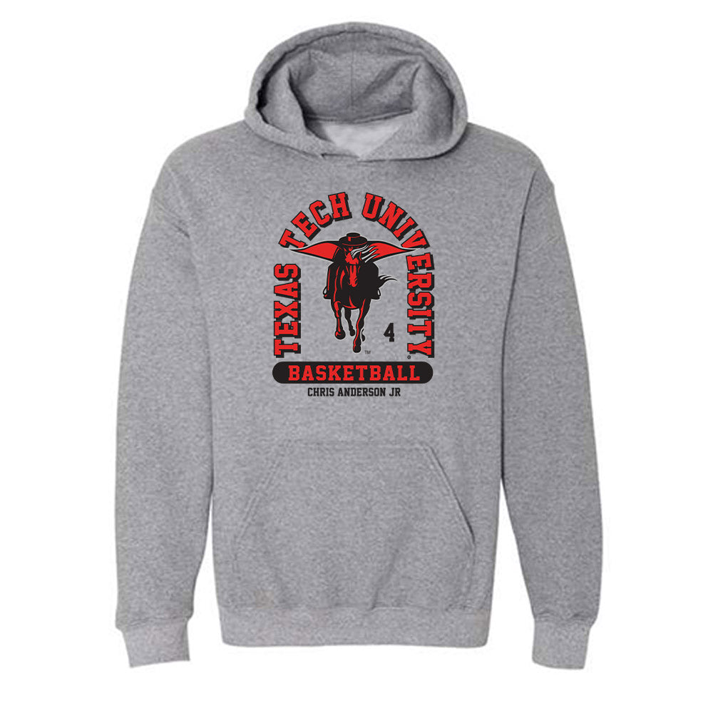 Texas Tech - NCAA Men's Basketball : Chris Anderson Jr - Classic Fashion Shersey Hooded Sweatshirt