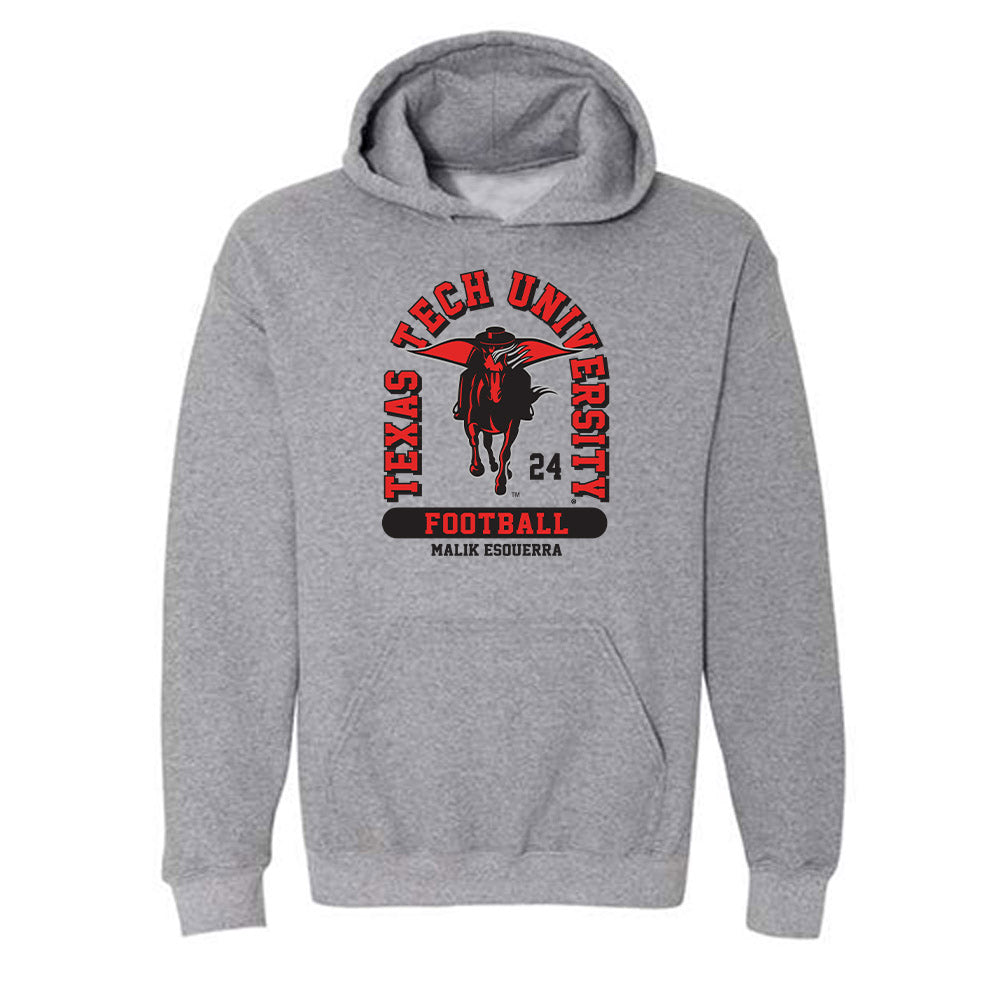 Texas Tech - NCAA Football : Malik Esquerra - Classic Fashion Shersey Hooded Sweatshirt