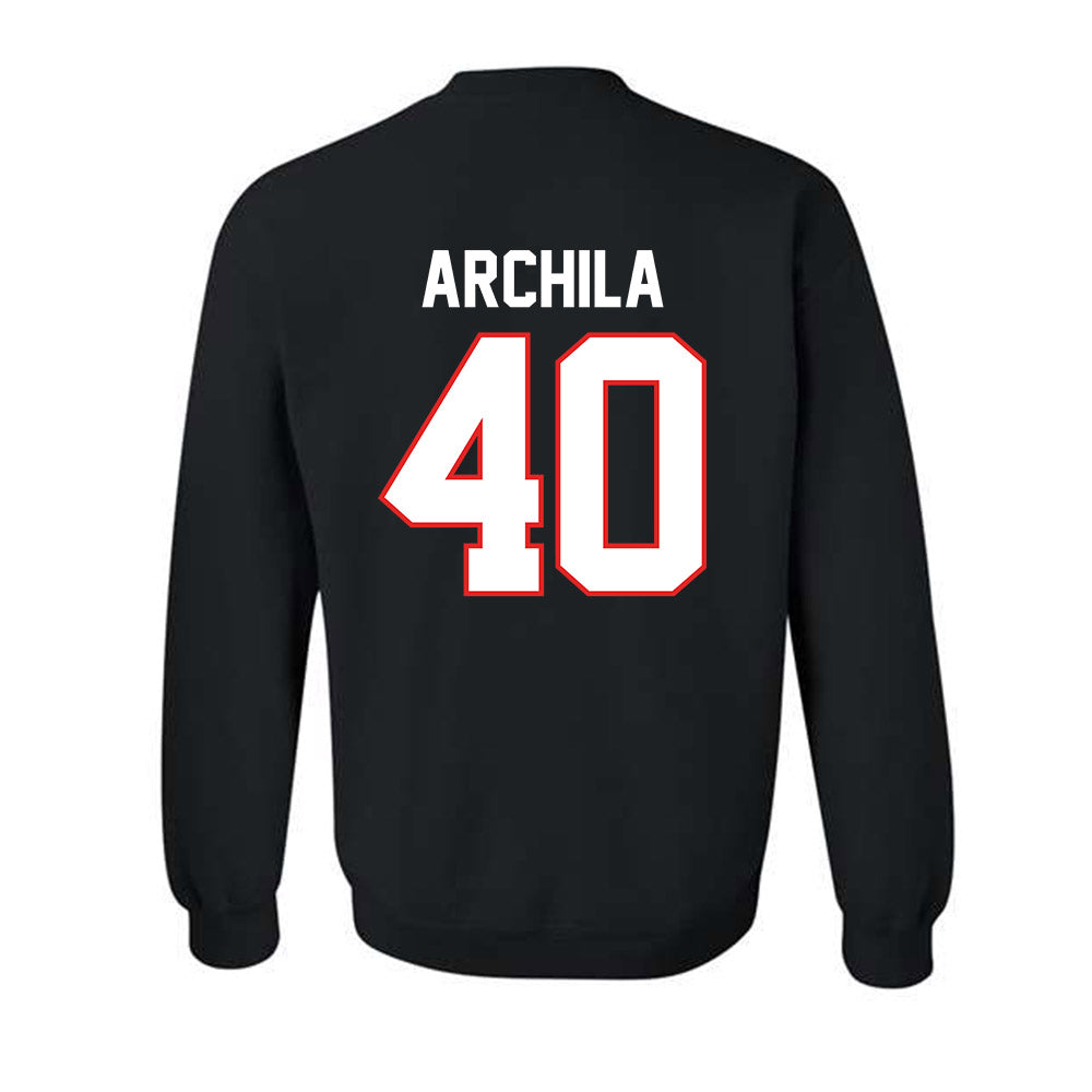 Texas Tech - NCAA Baseball : Dominic Archila - Sports Shersey Crewneck Sweatshirt-1