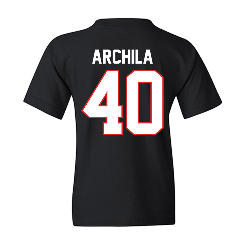 Texas Tech - NCAA Baseball : Dominic Archila - Sports Shersey Youth T-Shirt-1